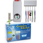 Automatic Toothpaste Dispenser with Toothbrush Holder - Image 2