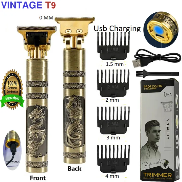 41d1d97edea064b3fdf518b209bb441c.jpg_720x720q80.jpg_-1.webp Vintage T9 Trimmer USB Rechargeable - Image 1
