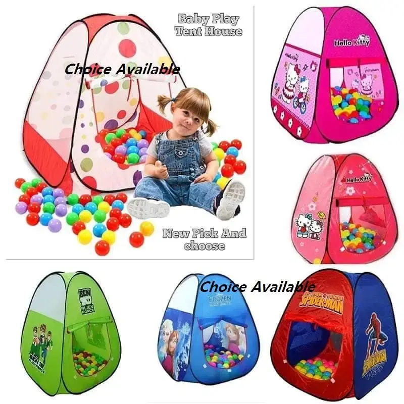 1031633_baby-play-tent-house-with-50-balls-free-1.webp Baby Play Tent House with 50 balls free - Image 1