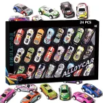 🚙 Kids Mini Metal Car Set – 24 PCS