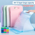 Portable 13 Layer File Folder Bag